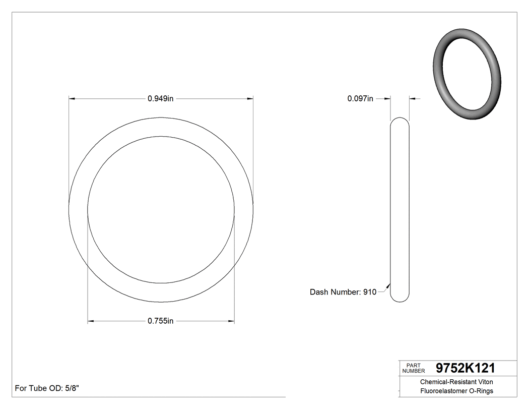 Technical drawing - 9752K121